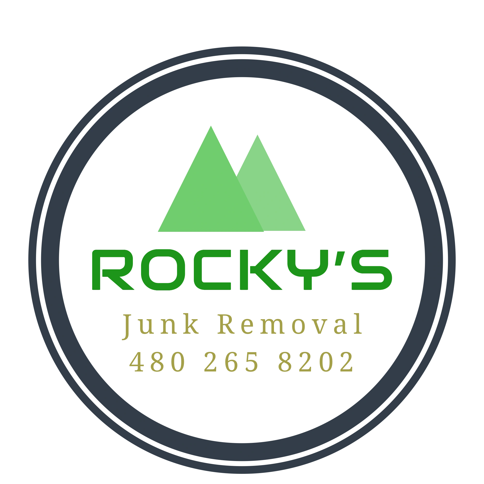 Junk removal service 480-757-9946 trash clean up pick up concrete removal