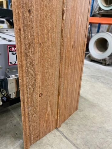 New 3-d HD printed 26ga sheet metal that is made to look like it is wood