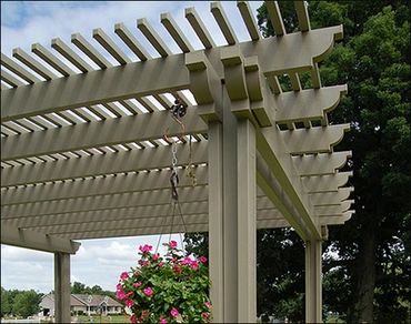 Alumawood or Elitewood aluminum attached pergola patio cover