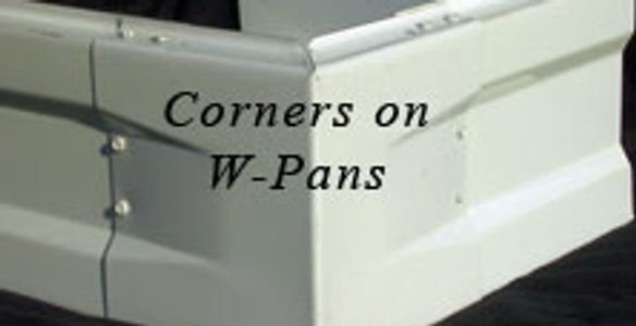 Example of rolled formed outside corner for 7-inch Facia There are also a inside corners as well.