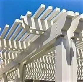 Aluma-wood and Eight-wood pergola