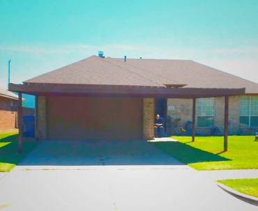 24ft X 20ft Red Steel 8"-inch C-beam 2-1/2 car wide carport with 26 ga rolled steel sheet metal top