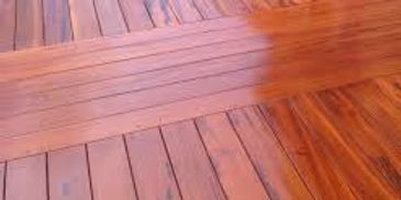 Freshly Oiled Tigerwood Deck