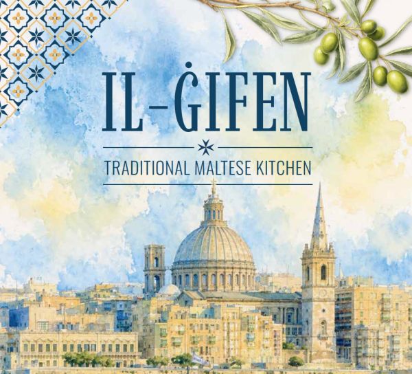 IL-GIFEN Traditional Maltese Kitchen logo with cityscape.