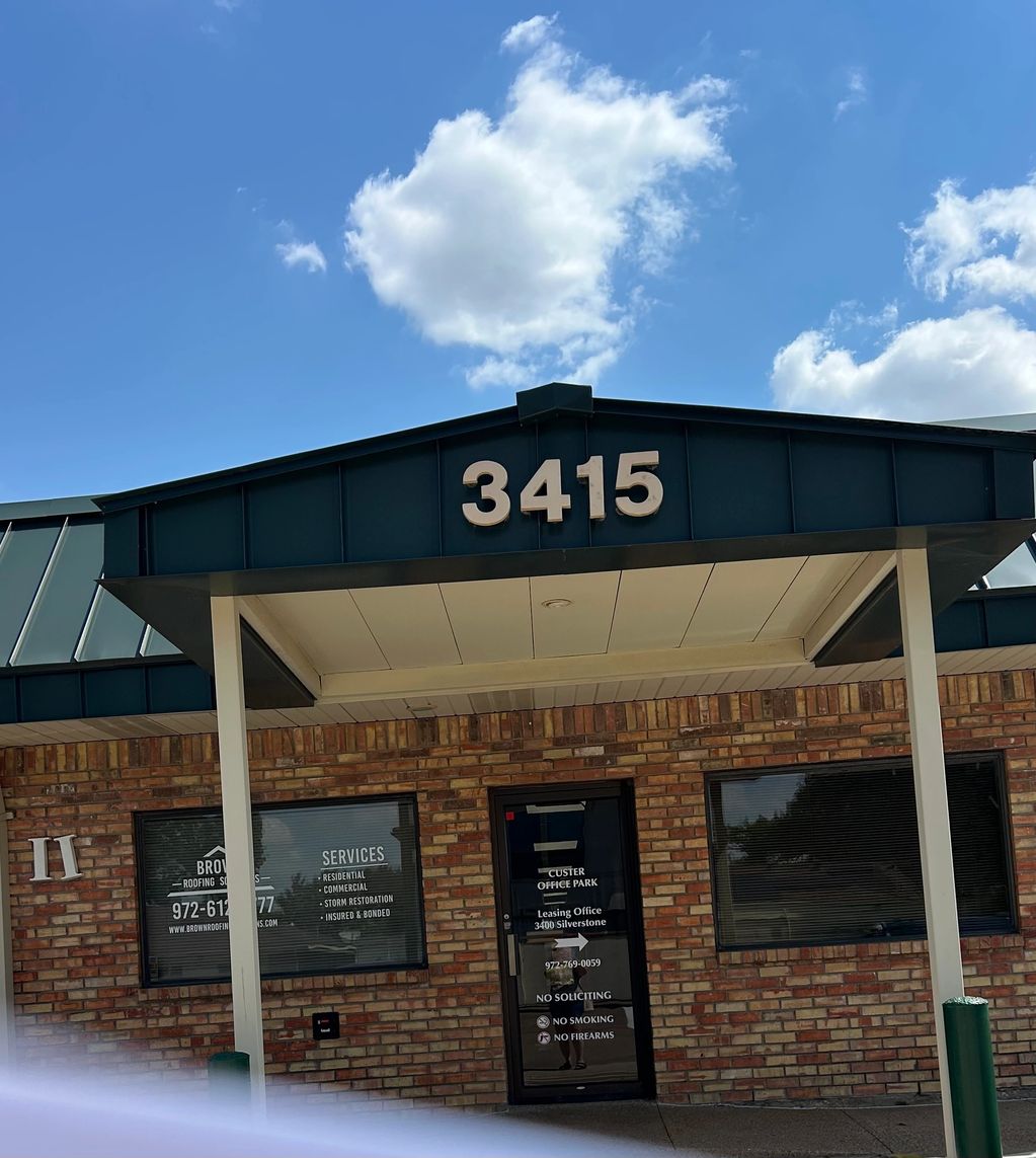 3415 Is on the awning.