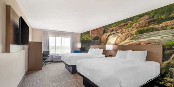 Two Queen Bed room at Clarion Pointe Sioux Falls