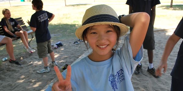 Zen Summer Camp visits the beach in Ottawa