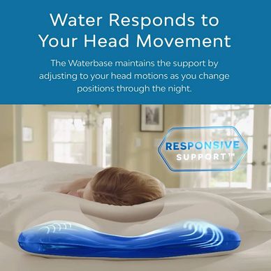 water pillow to help support your head and neck to reduce neck pain