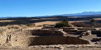 kivas at canyon of the ancients are at  wild west excursions in cortez colorado