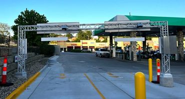 POS camera arch truss