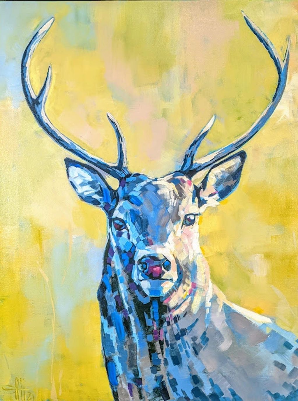 Red Tailed Deer
Acrylic Painting
30"x24"
$500