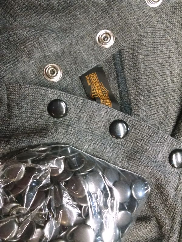 Snaps Set on Front Plackets