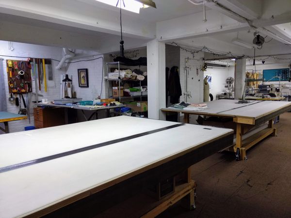 Long cutting tables