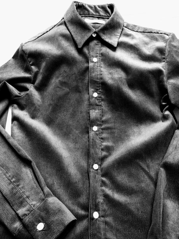 Single Needle Tailored Button Front Shirt