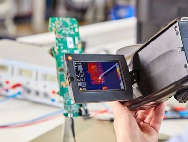 Cámara termográfica para edificios y termografía industrial.