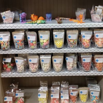 J & J Treats on the display
