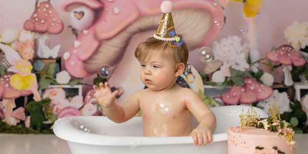 Cake Smash bubble bath segment