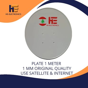 plate 1 meter for satellite #he_electronics