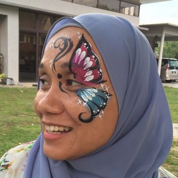 face painting terbaik malaysia birthday face painting murah lukis muka face painting for event