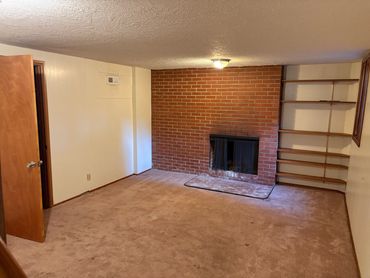 Basement rec room