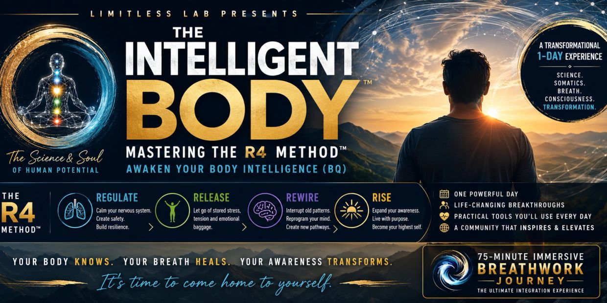 Promotional banner for The Intelligent Body R4 Method by Limitless Lab.