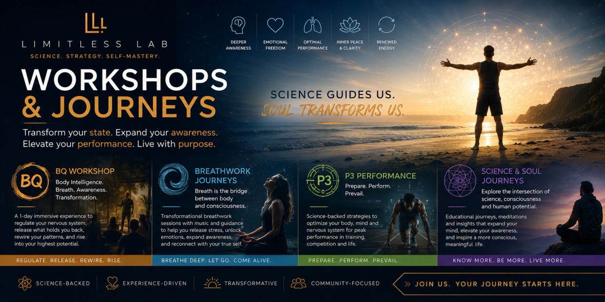 Limited Lab offers workshops and journeys to elevate awareness, performance, and purpose.