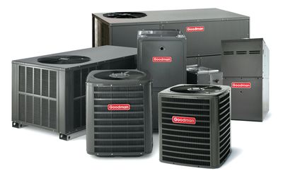 Goodman, Air conditions, heater, Furnaces, gas, propane, natural gas furnace, air handlers, condenser