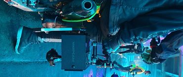 WarpCam® in shot held by stunt performer