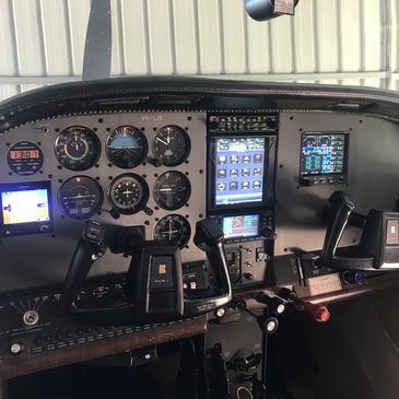 Cessna 182r Complete panel upgrade with Garmin/Electronics International/S-Tec