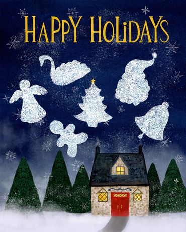 Festive Stone Cottage - Michelle Ingari