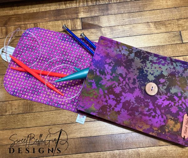 knitting needle or crochet hook keeper