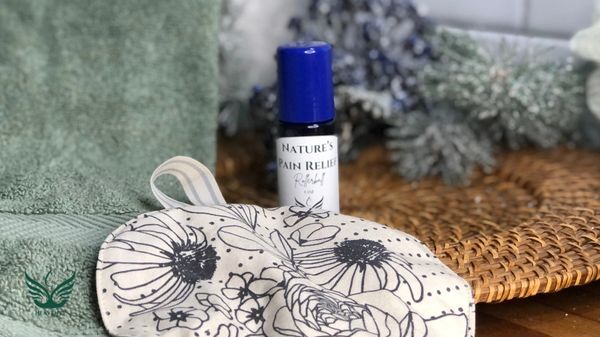 Pain Relief Roller ball with Magnesium bath pouch