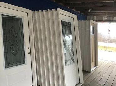 Glass detailed exterior doors with many selections!