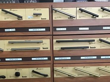Various hardware, Budget Sales Inc Cookeville, TN. Best cabinets for the money!