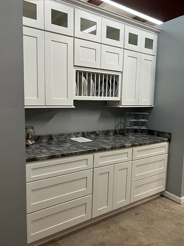 Unique shaker designs available from Budget Cabinet Sales.