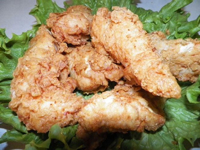 Fresh Chicken Tenderloin, Marinated in our special blend of spices and hand breaded
