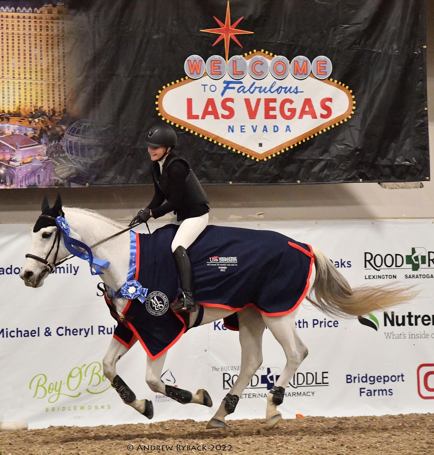 2022 USHJA 17y/o and under .90m Grand Prix Winner at 12y/o