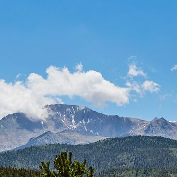View of mountains from Colorado Springs