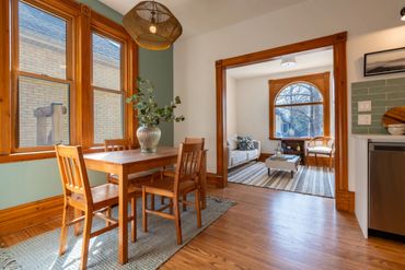 Exterior painting of historic home in Old South, London – heritage detail preserved and refinished