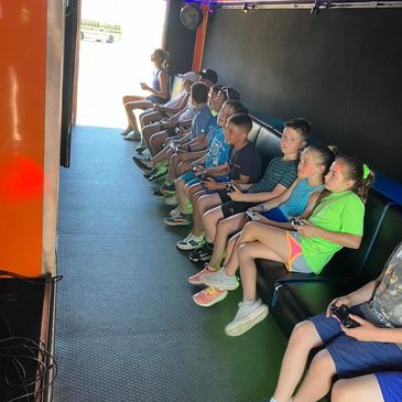 Gamerz truck outside Louisville party venue