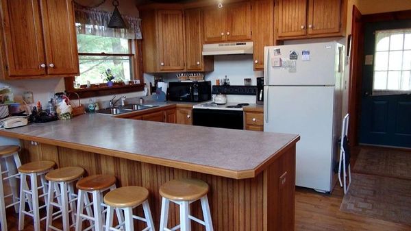Fully stocked kitchen