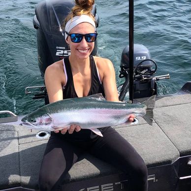 Lake Erie Steelhead Charters - Erie Steelhead can be caught months before they are running up tribs