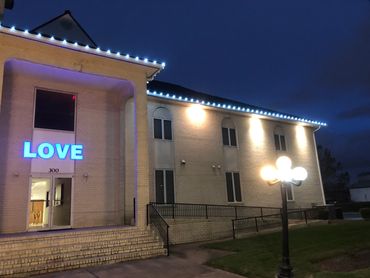 commercial christmas light installation in norfolk, chesapeake, virginia beach