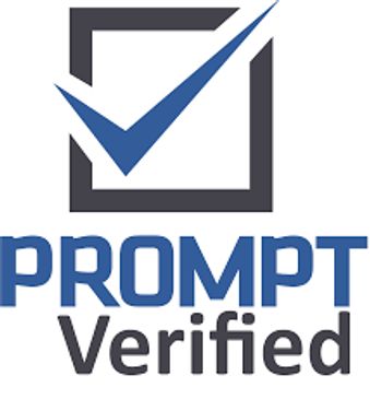Logo with the word Prompt Verified