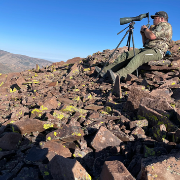 Glassing atop a mountain