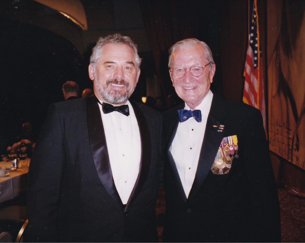 John Allen with Bill Colby, former director of the CIA.