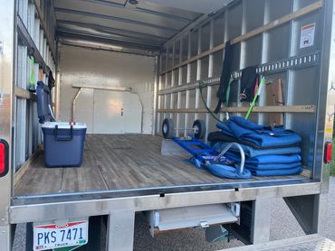 A clean truck for hauling and moving