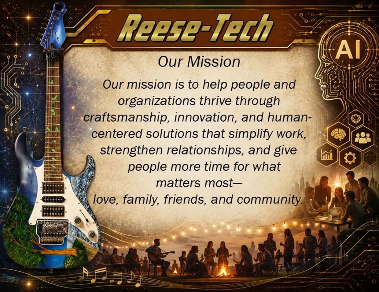 Our mission is to help people and
organizations thrive through
craftsmanship, innovation, and huma