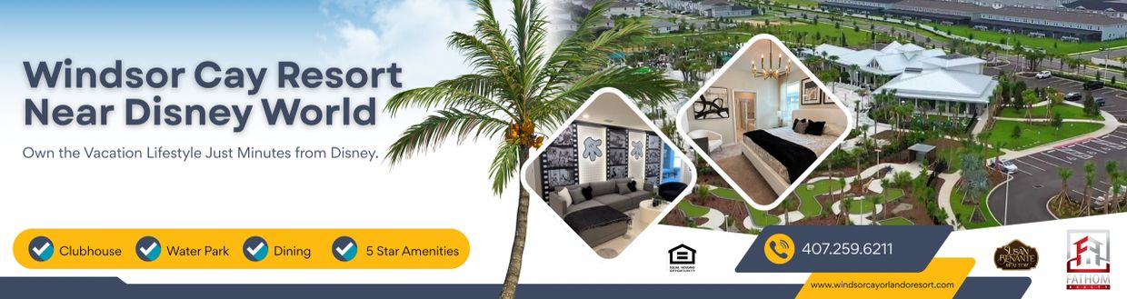 Windsor Cay Resort homes for sale in Clermont FL near Walt Disney World Orlando