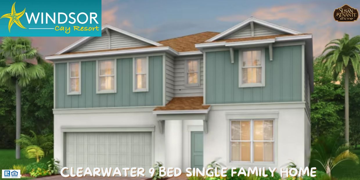 Clearwater 9 bedroom pool homes for sale near Disney FL in Windsor Cay Resort Orlando